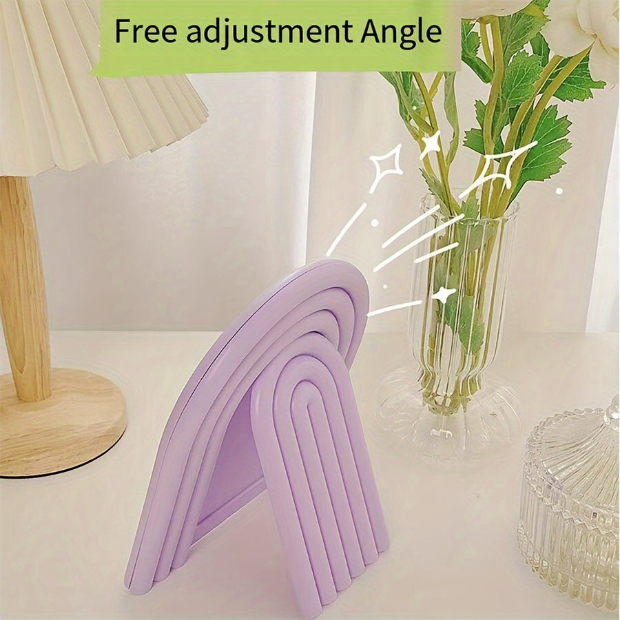 Arch Makeup Mirror – Foldable Aesthetic Vanity