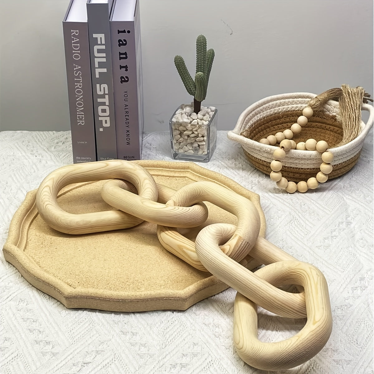 Rustic Wooden Chain Link – Modern Farmhouse Accent