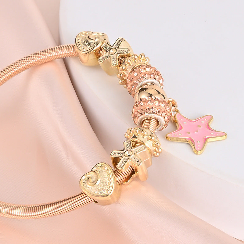 Starfish Charm Bracelet – Coastal Cute