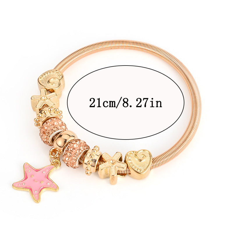 Starfish Charm Bracelet – Coastal Cute