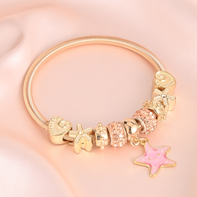Starfish Charm Bracelet – Coastal Cute