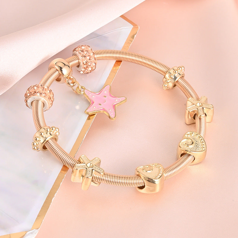 Starfish Charm Bracelet – Coastal Cute