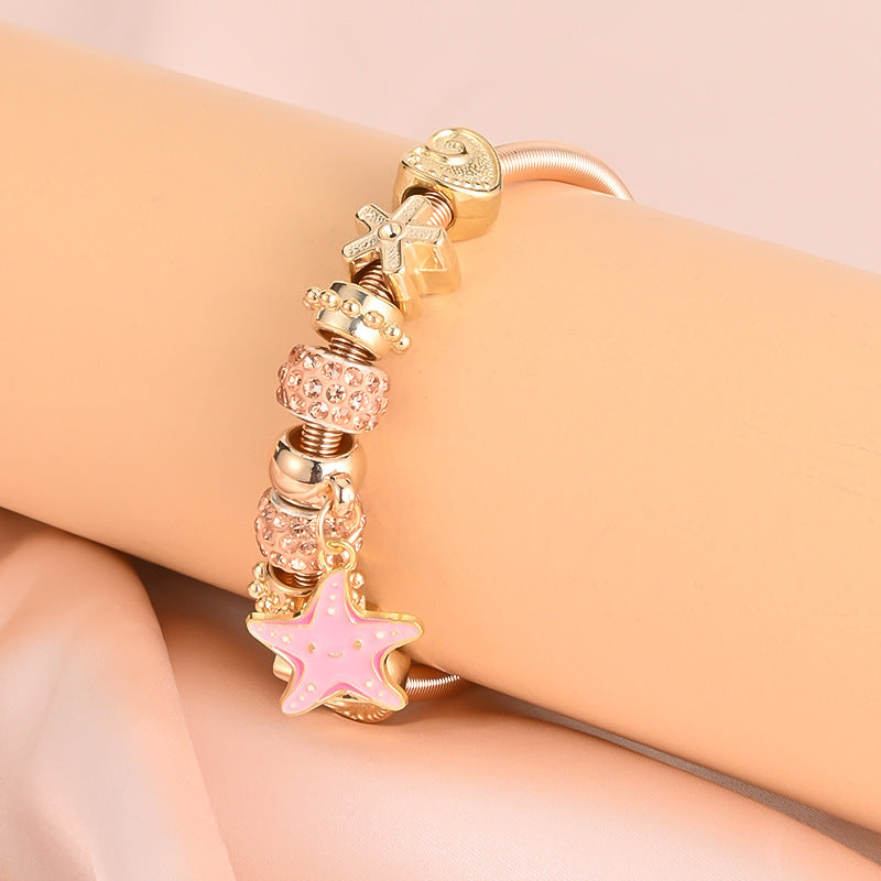 Starfish Charm Bracelet – Coastal Cute