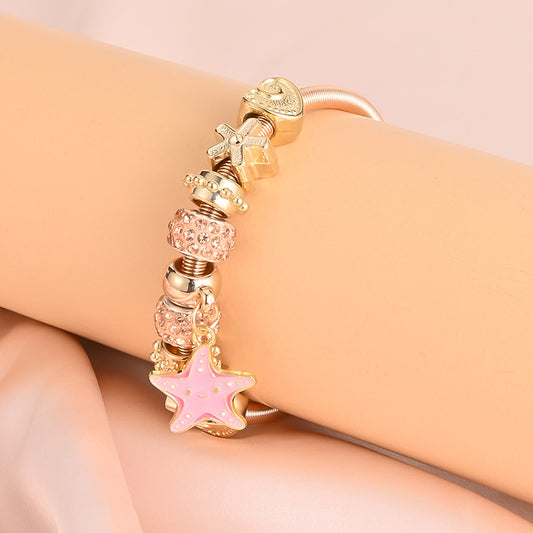 Starfish Charm Bracelet – Coastal Cute