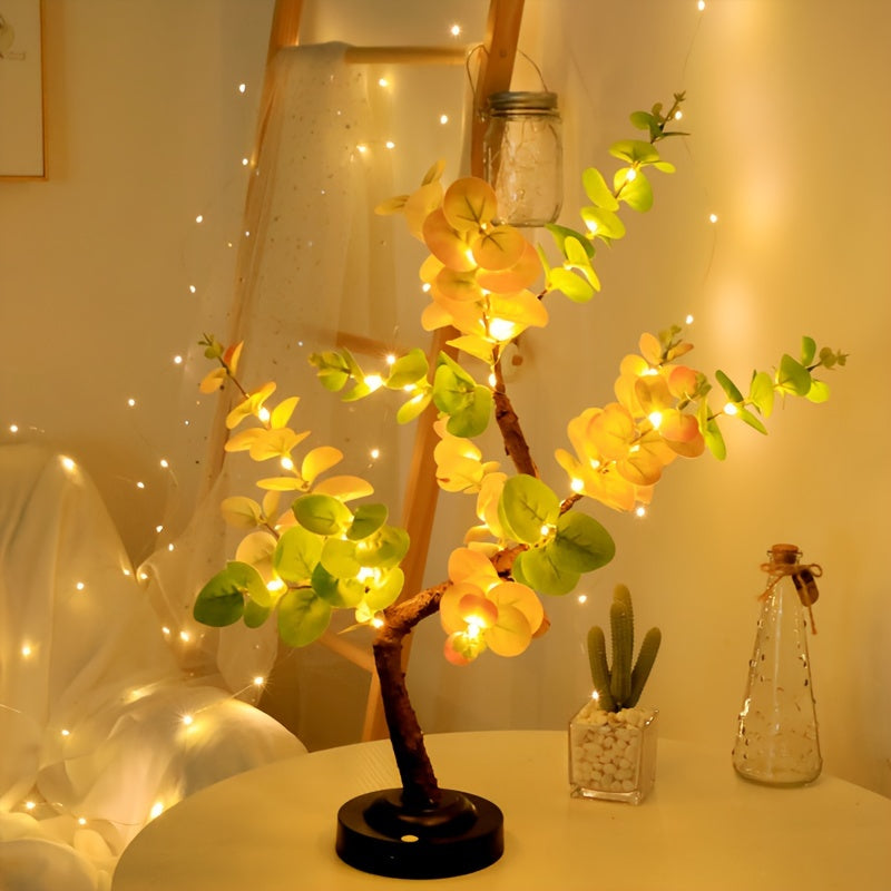 Shenzhi LED Bonsai Tree Lamp – Eucalyptus Glow