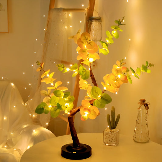 Shenzhi LED Bonsai Tree Lamp – Eucalyptus Glow