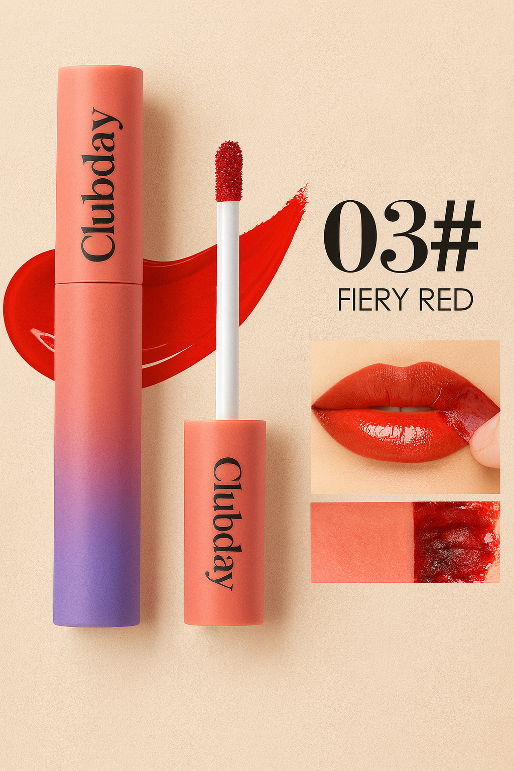 Kiss-Proof Peel-Off Matte Lip Tint (6 Colors)