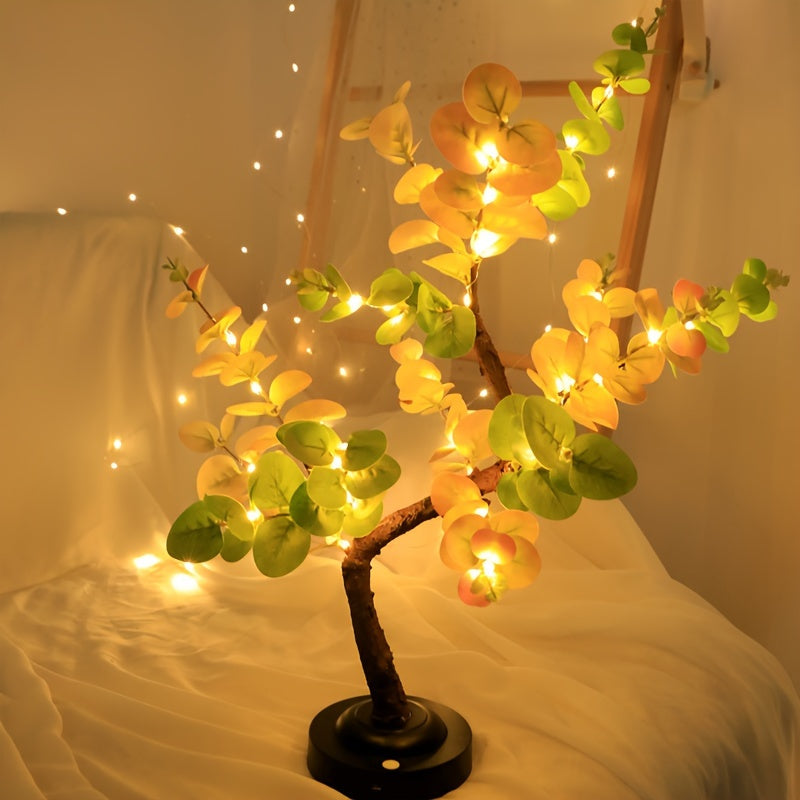 Shenzhi LED Bonsai Tree Lamp – Eucalyptus Glow