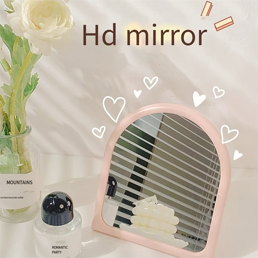 Arch Makeup Mirror – Foldable Aesthetic Vanity