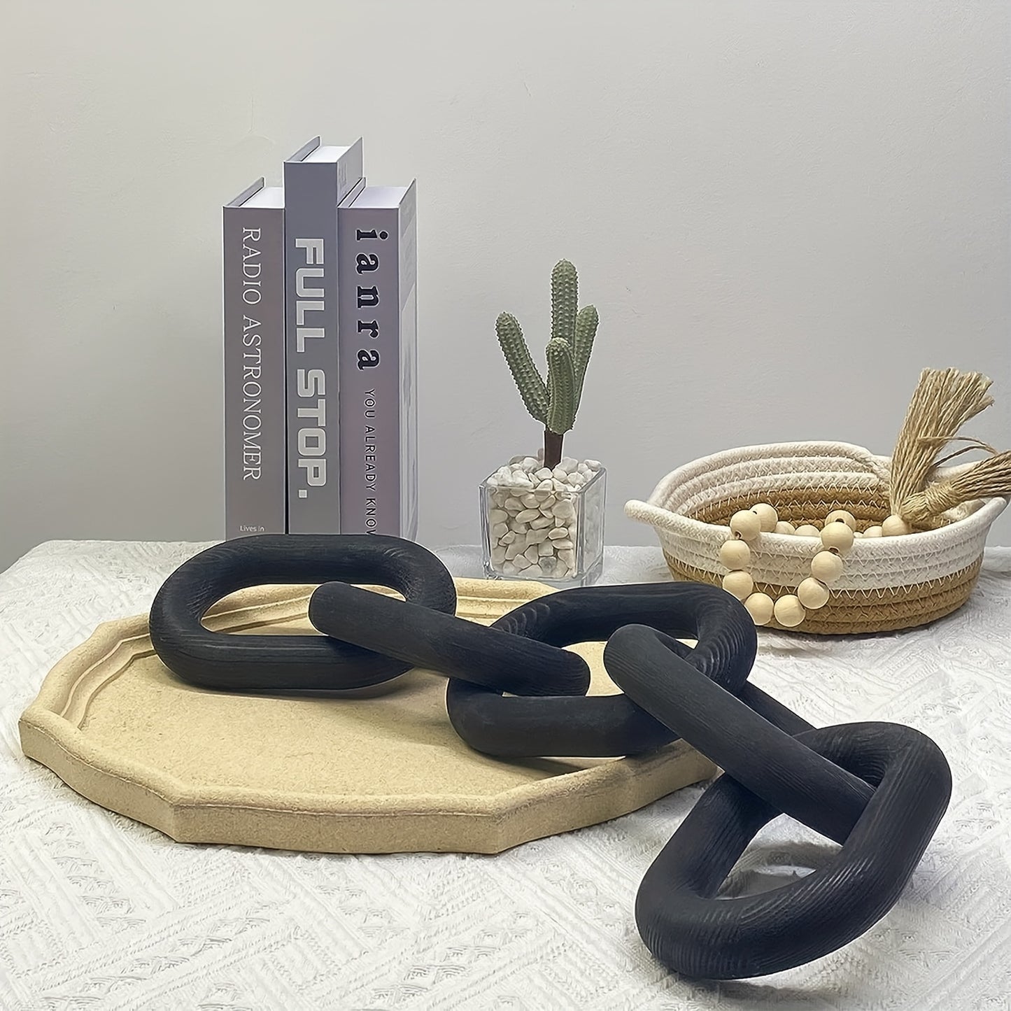 Rustic Wooden Chain Link – Modern Farmhouse Accent