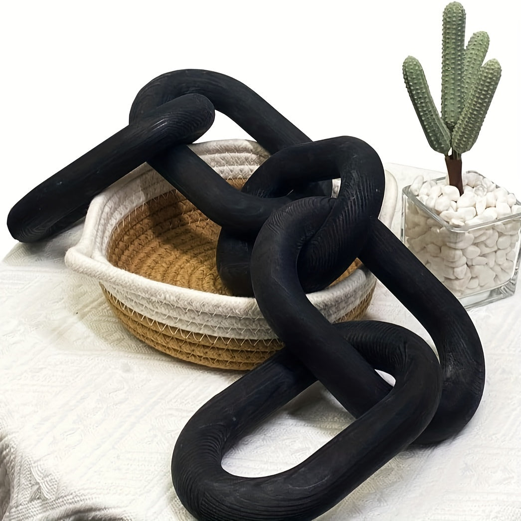 Rustic Wooden Chain Link – Modern Farmhouse Accent