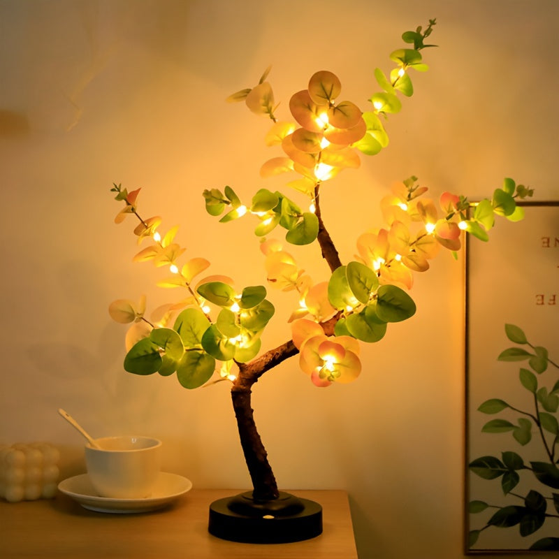 Shenzhi LED Bonsai Tree Lamp – Eucalyptus Glow