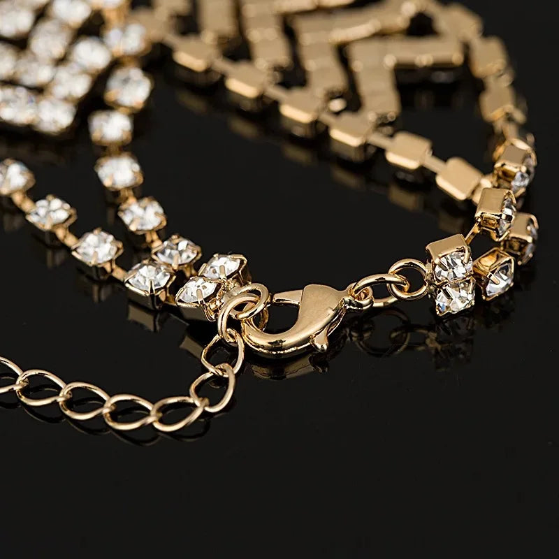 Elegant Rhinestone Chain Bracelet – Sparkle Essential