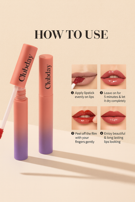 Kiss-Proof Peel-Off Matte Lip Tint (6 Colors)