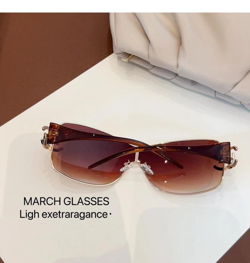 Linked-Frame Luxury Sunglasses – Bold & Modern
