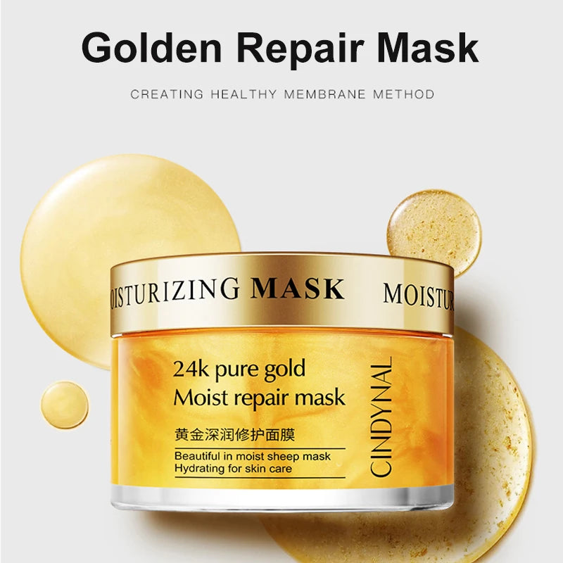 24K Gold Collagen Cream (120g) – Firm, Nourish, Hydrate