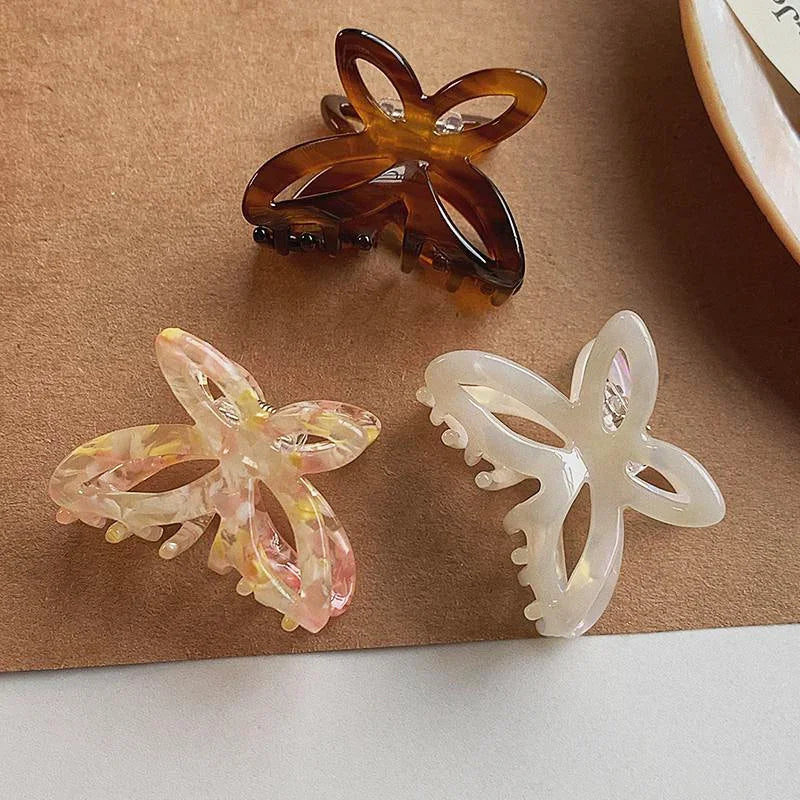 Butterfly Half-Tie Hair Clip – Back-of-Head Chic
