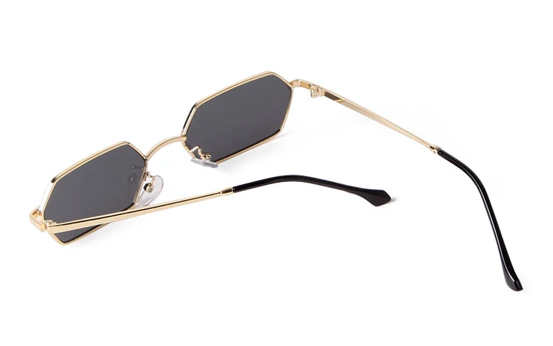Narrow Rectangle Sunglasses – Sleek Y2K Edit