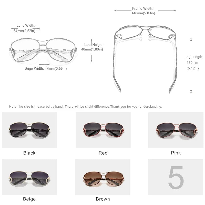 KINGSEVEN Polarized UV400 – Vintage Women’s Shades