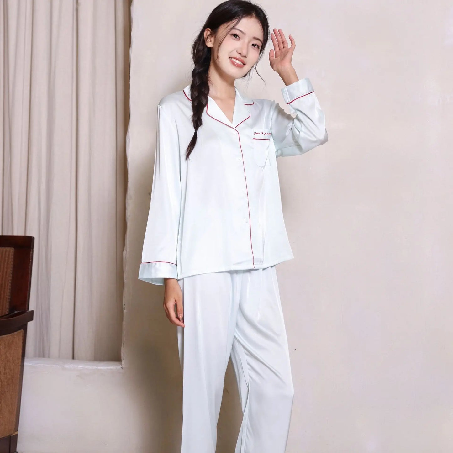 Loose 2-Piece Loungewear – Printed Set