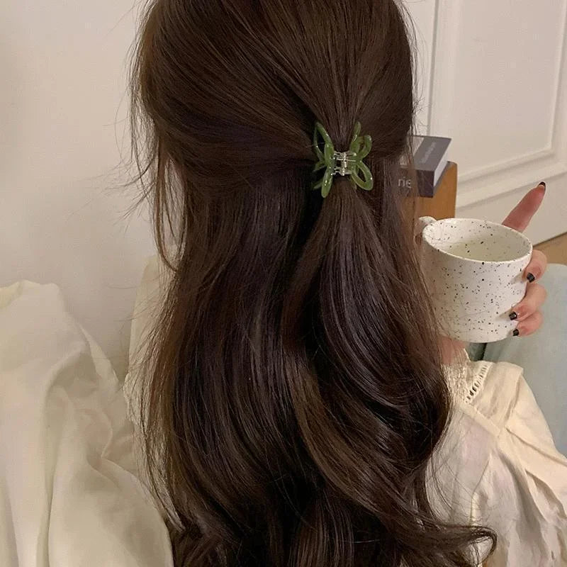 Butterfly Half-Tie Hair Clip – Back-of-Head Chic