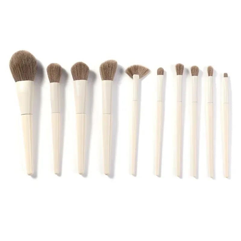 10-Piece Makeup Brush Set – Blend & Buff