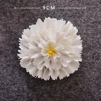 3D Ceramic Flower Wall Art – Aesthetic Home Accent