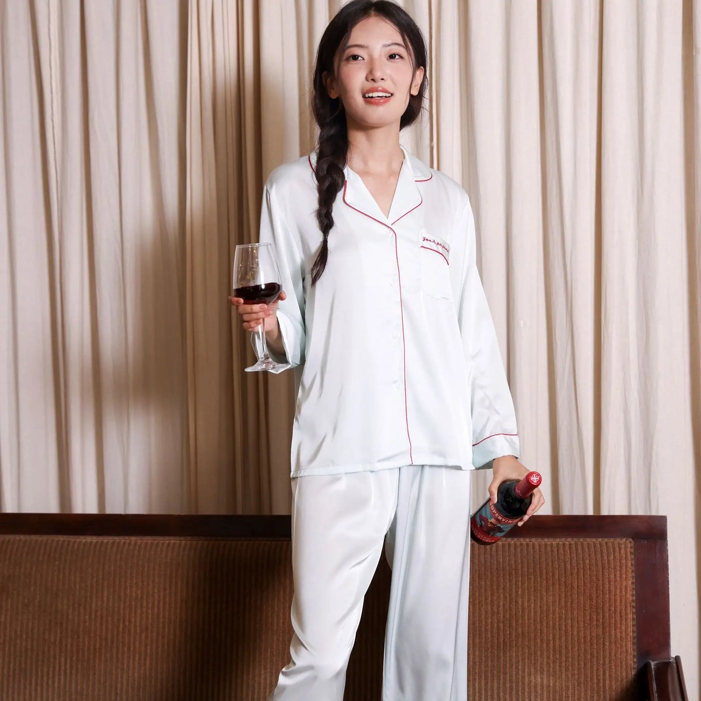 Loose 2-Piece Loungewear – Printed Set