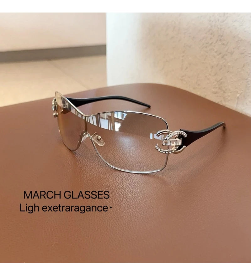 Linked-Frame Luxury Sunglasses – Bold & Modern