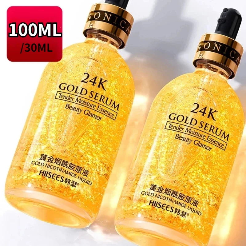 24K Gold HA Serum – Plump, Brighten, Smooth