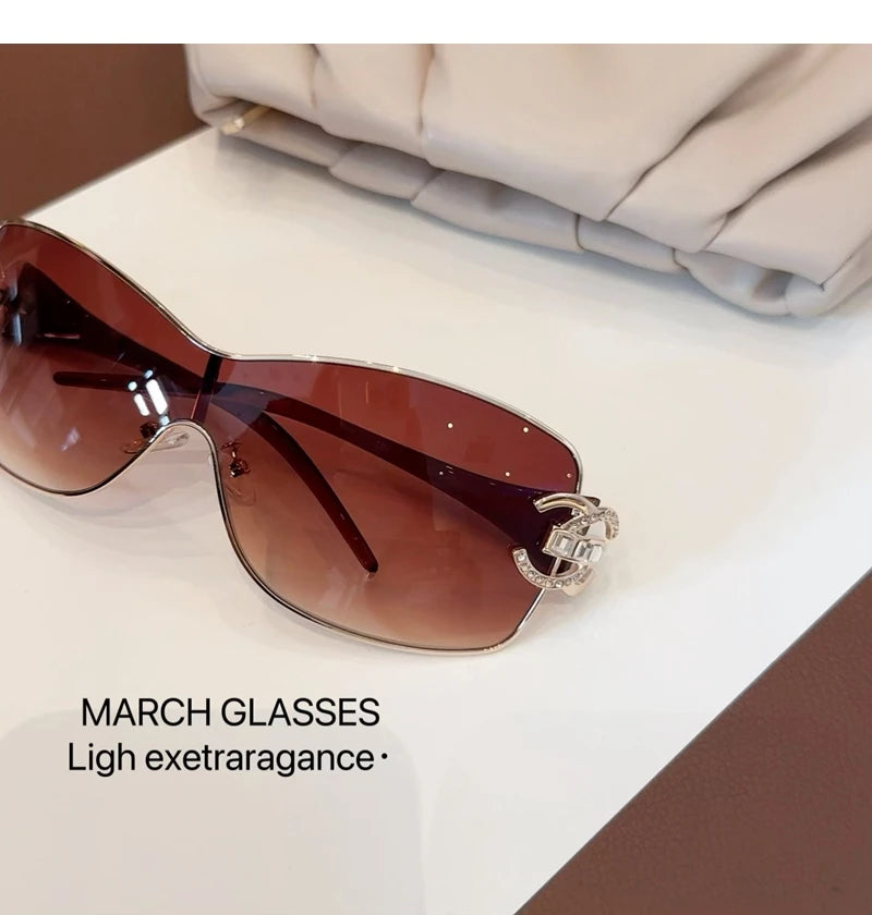 Linked-Frame Luxury Sunglasses – Bold & Modern