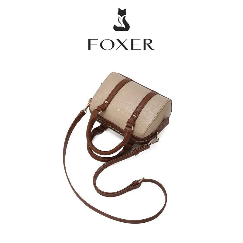 FOXER Pillow Crossbody – Retro Top-Handle Chic