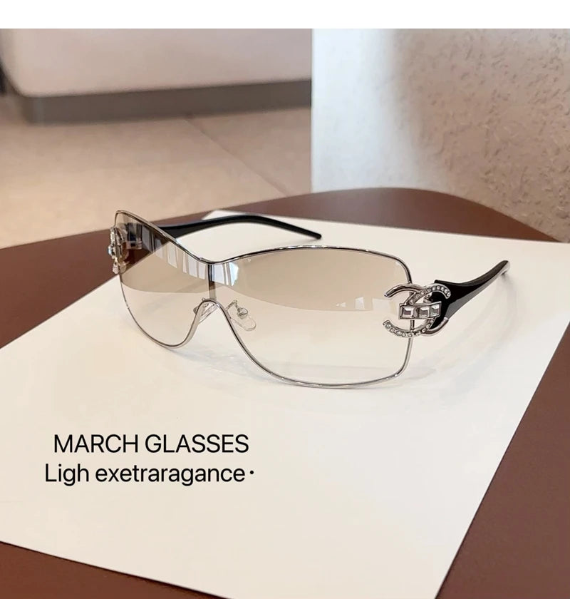 Linked-Frame Luxury Sunglasses – Bold & Modern