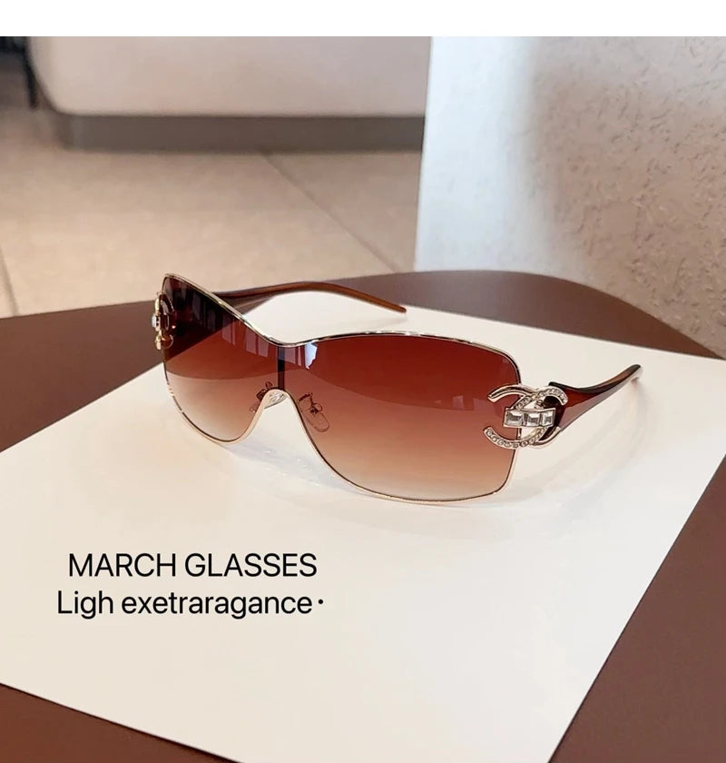 Linked-Frame Luxury Sunglasses – Bold & Modern