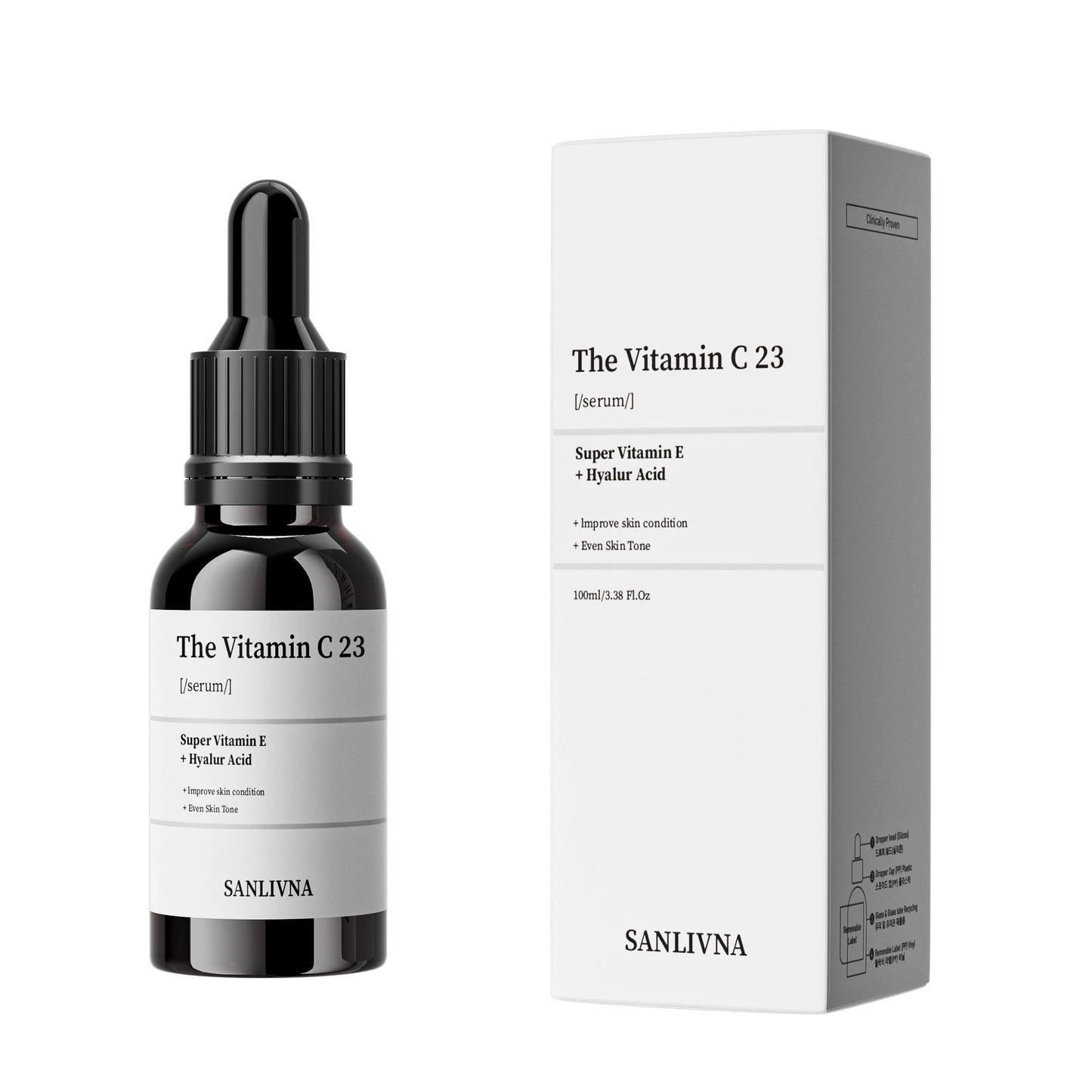 Sanlivna 10% Niacinamide + VC23 Duo – Brighten & Balance