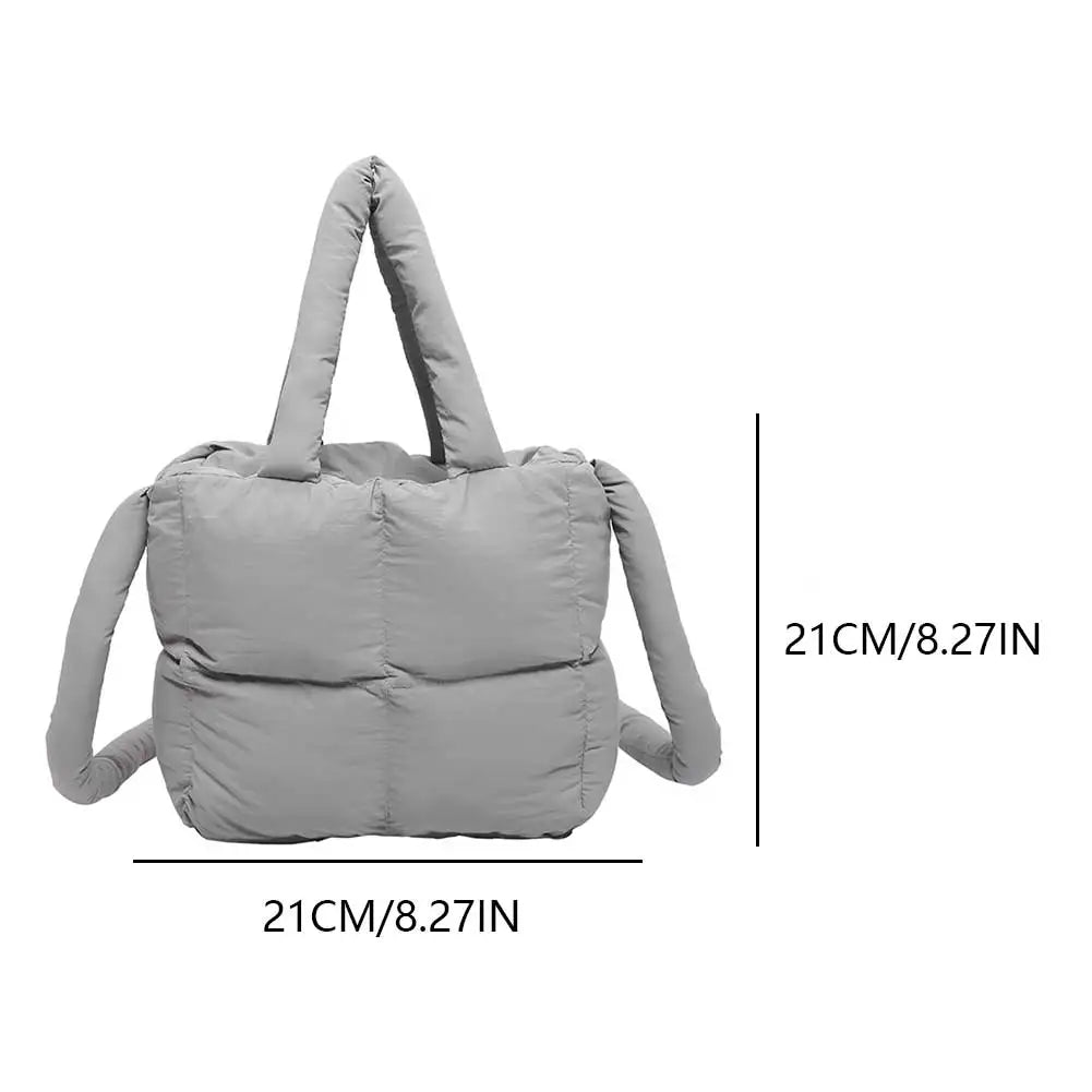 Cloud Quilt Shoulder Bag – Soft & Padded