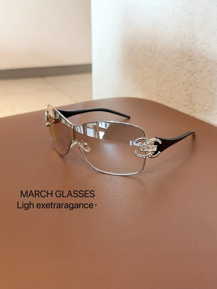 Linked-Frame Luxury Sunglasses – Bold & Modern