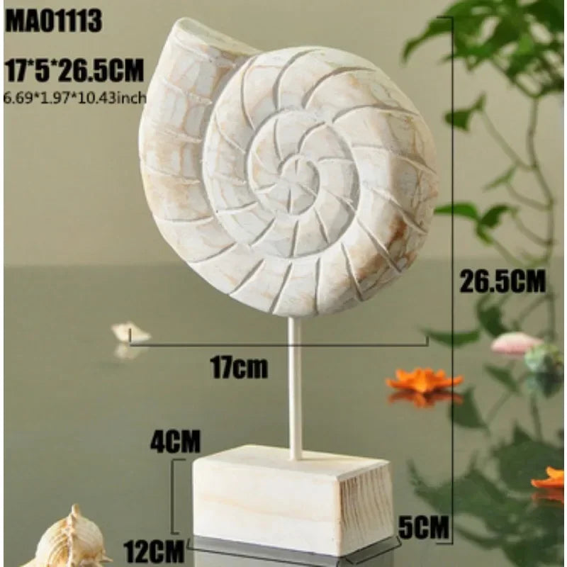 Mediterranean Wooden Decor – Coastal Craft Accent