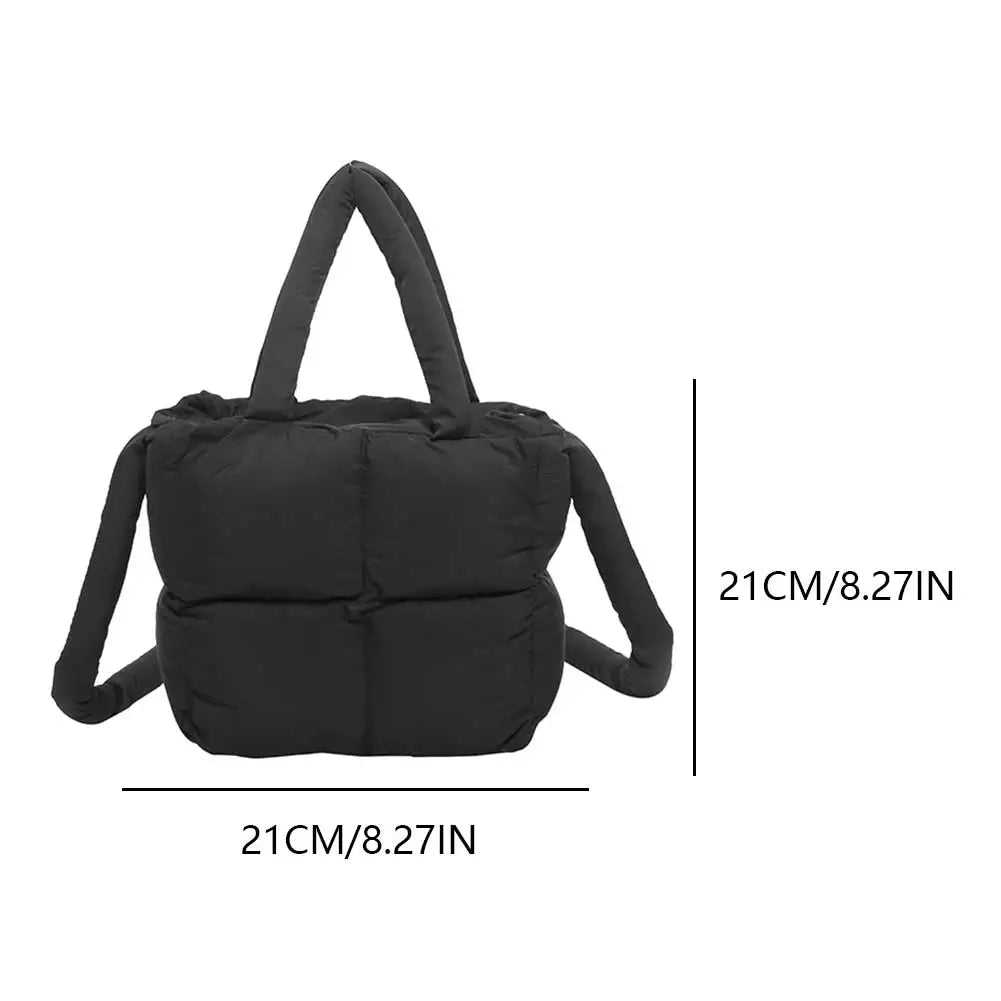 Cloud Quilt Shoulder Bag – Soft & Padded
