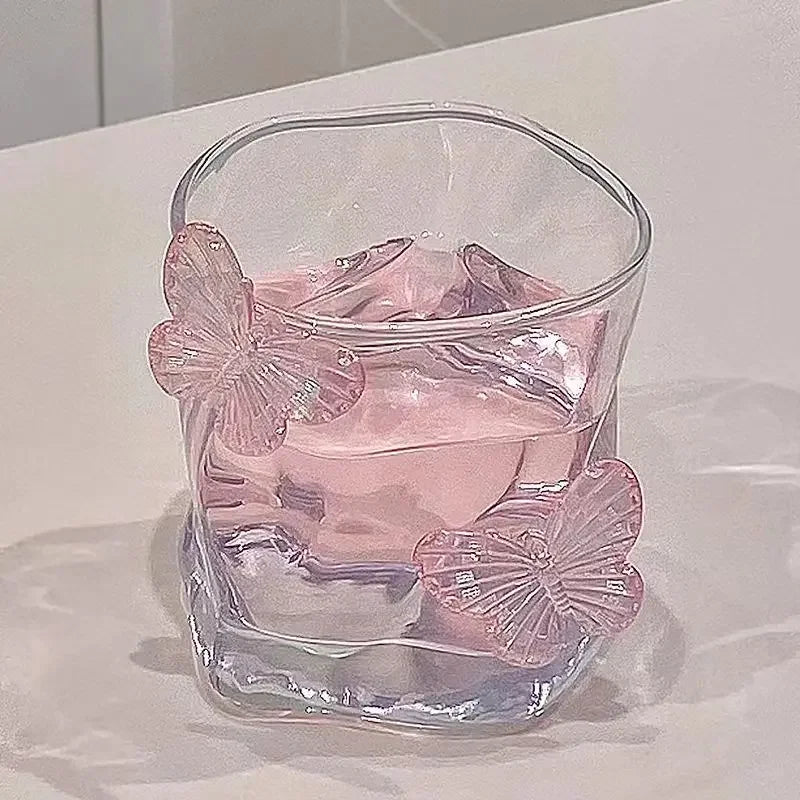 Twisted Korean Glass – Wavy Aesthetic Cup