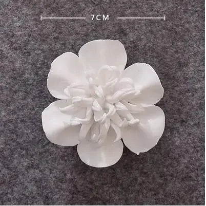 3D Ceramic Flower Wall Art – Aesthetic Home Accent