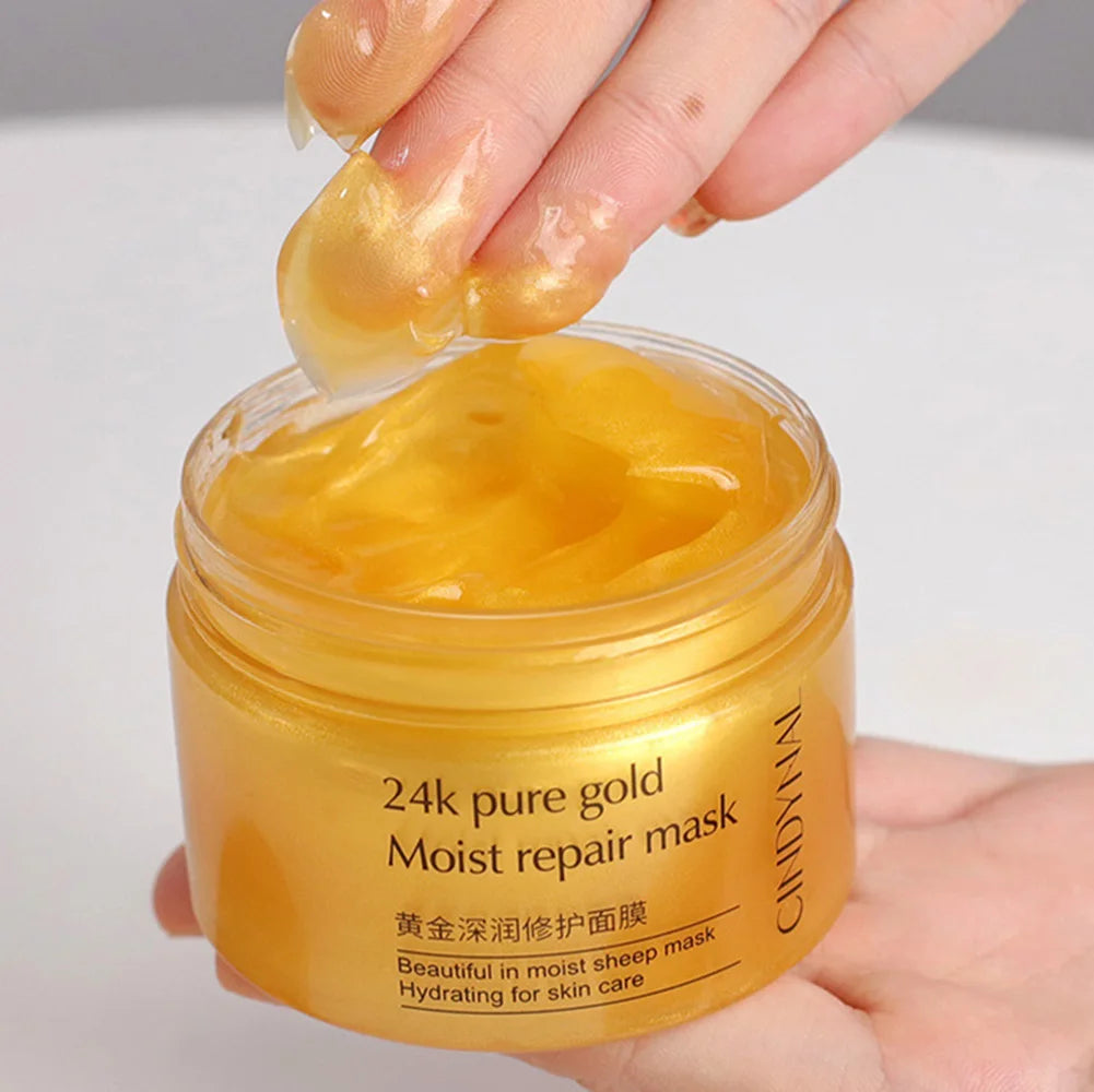 24K Gold Collagen Cream (120g) – Firm, Nourish, Hydrate