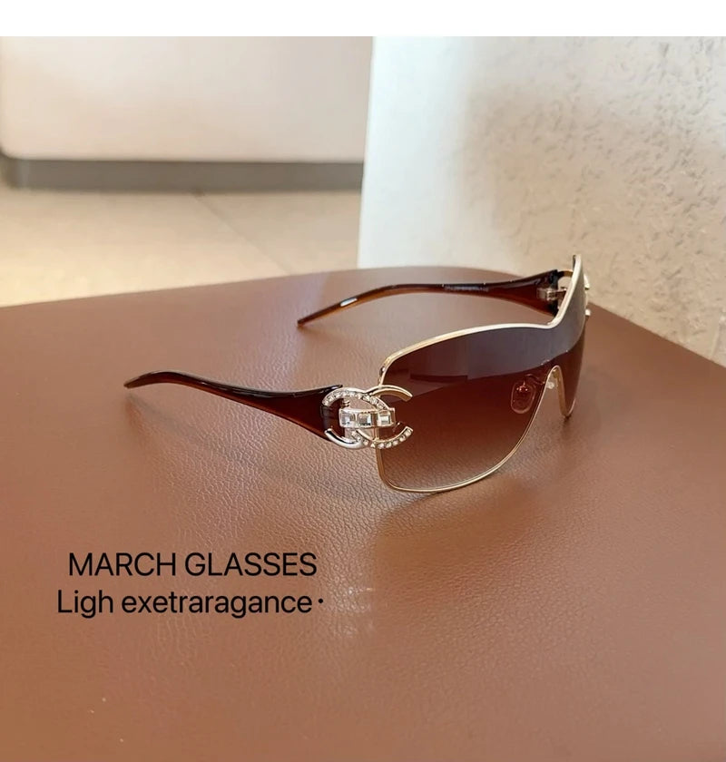 Linked-Frame Luxury Sunglasses – Bold & Modern