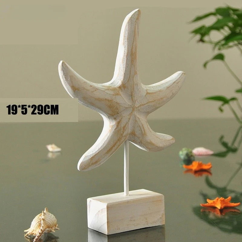 Mediterranean Wooden Decor – Coastal Craft Accent