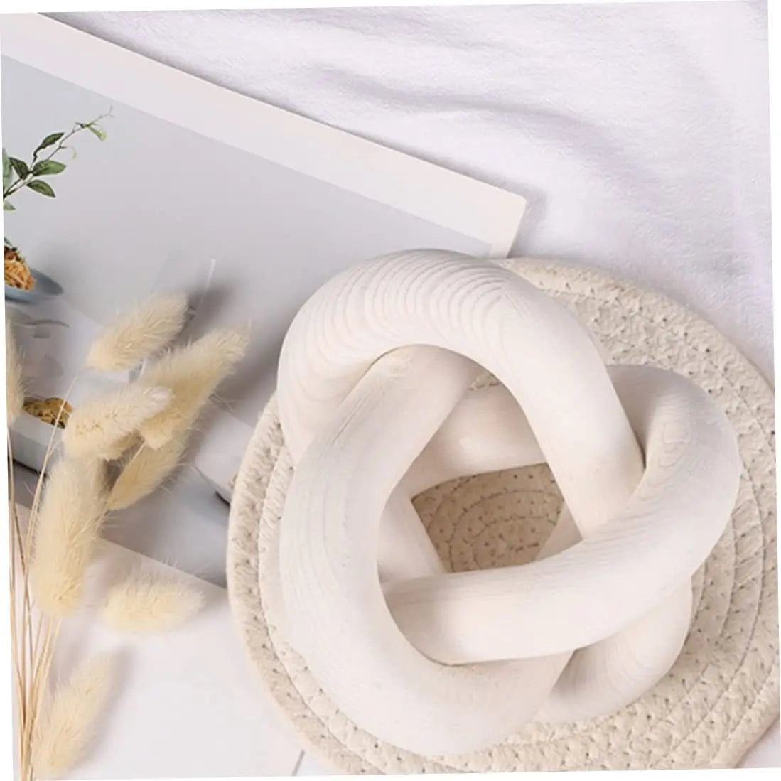 Hand-Carved Coffee Table Accent – Artisanal Decor