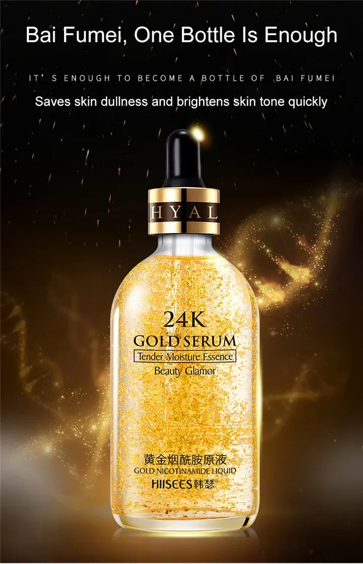 24K Gold HA Serum – Plump, Brighten, Smooth