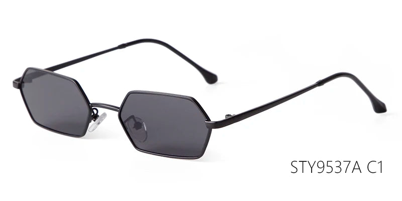 Narrow Rectangle Sunglasses – Sleek Y2K Edit