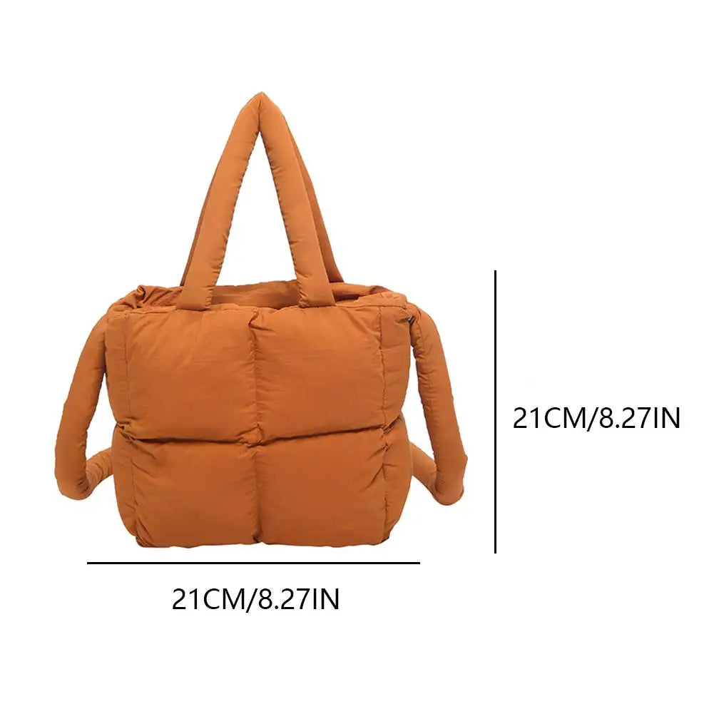 Cloud Quilt Shoulder Bag – Soft & Padded