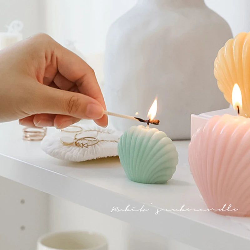 Shell Soy Wax Candle – Coastal Aroma