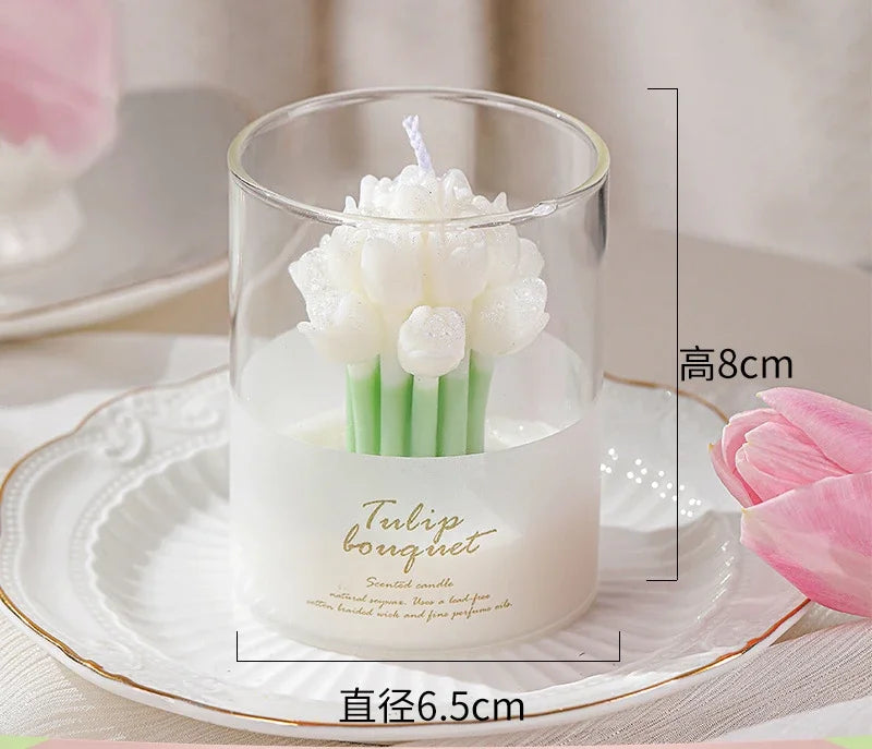Handmade Bouquet Scented Candle – Wedding Bloom